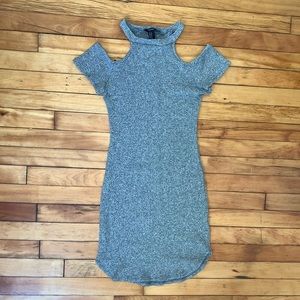 Forever 21 cold shoulder mini dress